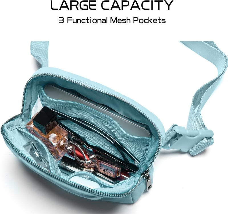 Gitus Belt Bag Fanny Pack Crossbody Bags for Women Fashion Waist Packs with Adjustable Strap Gifts for Women Men Teen Girls (Icing Blue) - Image 5